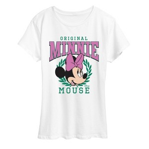 Women's - Disney - Minnie Crest Short Sleeve Graphic T-Shirt - 1 of 4