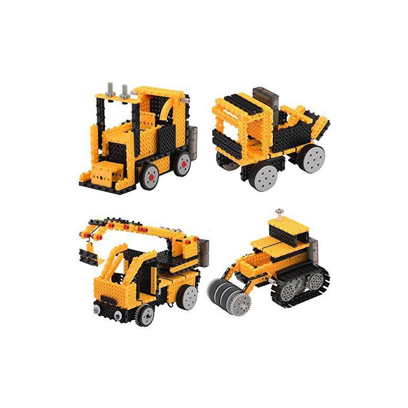 Link Ready! Set! Play!127 Piece Motorized Construction Truck Building Kit, STEM Toys Building Sets For Kids, 1 of 8