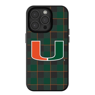 Keyscaper NCAA Plaid MagSafe Compatible Cell Phone Case for iPhone 15 Plus