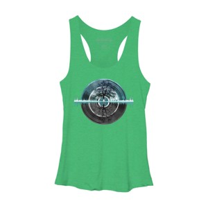 Women's Design By Humans Returning To Silence By Maryedenoa Racerback Tank Top - 1 of 3