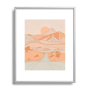 Iveta Abolina Roadtrip No 1 8"x10" Silver Metal Framed Art Print - Deny Designs - 1 of 4