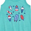 Girls' - Instant Message - Fourth Of July Desserts Graphic Sleeveless Aline Dress - 2 of 4