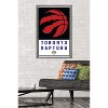 Trends International NBA Toronto Raptors - Logo 21 Framed Wall Poster Prints - 2 of 4