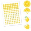 Big Dot of Happiness So Fresh - Lemon - Citrus Lemonade Party Round Candy Sticker Favors - Labels Fits Chocolate Candy (1 sheet of 108) - 2 of 4
