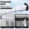 LunaLulinlk Shower Curtain Rod No Dill, Heavy Duty Tension Rod, Adjustable Length 42-60 - 4 of 4
