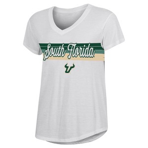 NCAA South Florida Bulls Women's V-Neck T-Shirt - 1 of 3