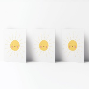 Thank You Greeting Card Pack (3ct) "Sunshine Thanks" by Ramus & Co - 1 of 4