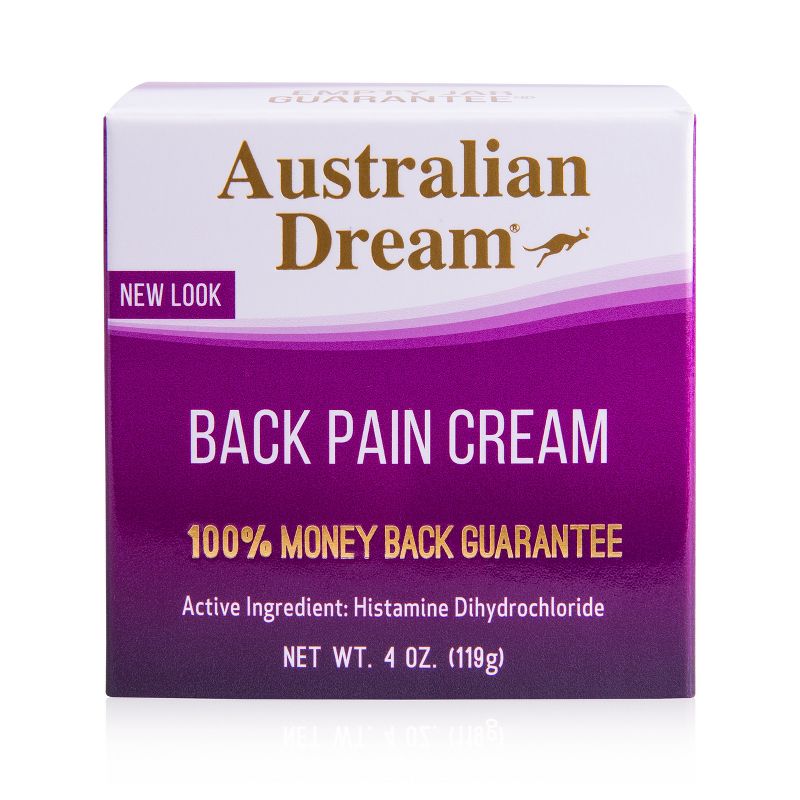 Australian Dream Back Pain Cream - For Neck, Body, Muscle Aches, or Back Pain, 1 of 4