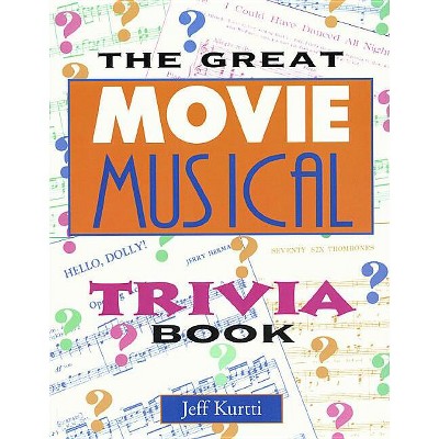 The Great Movie Musical Trivia Book - (Applause Books) by  Jeff Kurtti (Paperback)