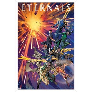 Trends International Marvel Eternals - Immortals Walk Comic Framed Wall Poster Prints - 1 of 4