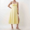 Women's Elegant Pleated Midi Dress - Sleeveless Slim Fit Cocktail Dress with Lining Cherie Code - 3 of 4