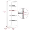 Kumasinova 3/4-Tier Freestanding Wood Bookshelf with Adjustable Shelves,Multi-Functional Book Shelf for Home Office,Bedroom&Living Room Furniture - 2 of 4