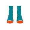 NFL Miami Dolphins Around the Bend Quarter Socks: Cushioned Heel & Toe, Large Size - 2 of 3