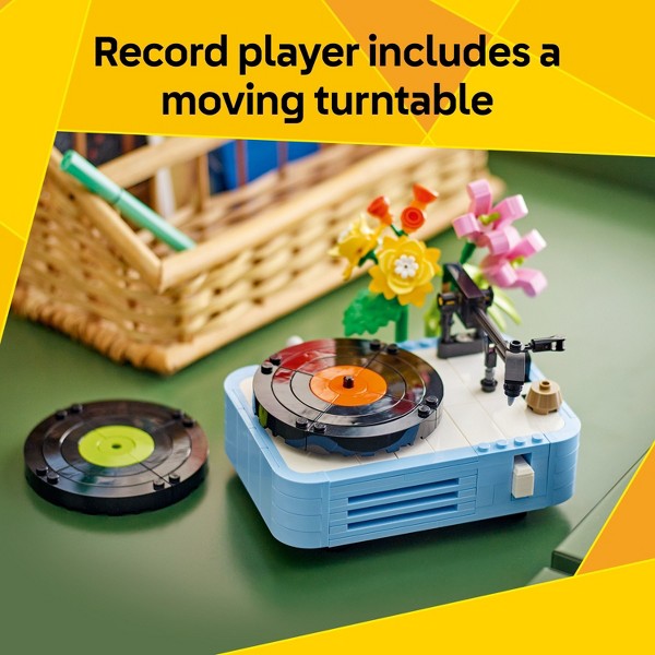 LEGO Creator 3 en 1 Tocadiscos con Flores, 3 Opciones de Construcción, Tocadiscos, Radio o Micrófono 31172 4