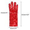 INSPIRE CHIC Women's Sequin Wrist Full Finger Sparkly Sleeves Gloves for Party Banquet Costume Prom Dress 1 Pair - 2 of 4