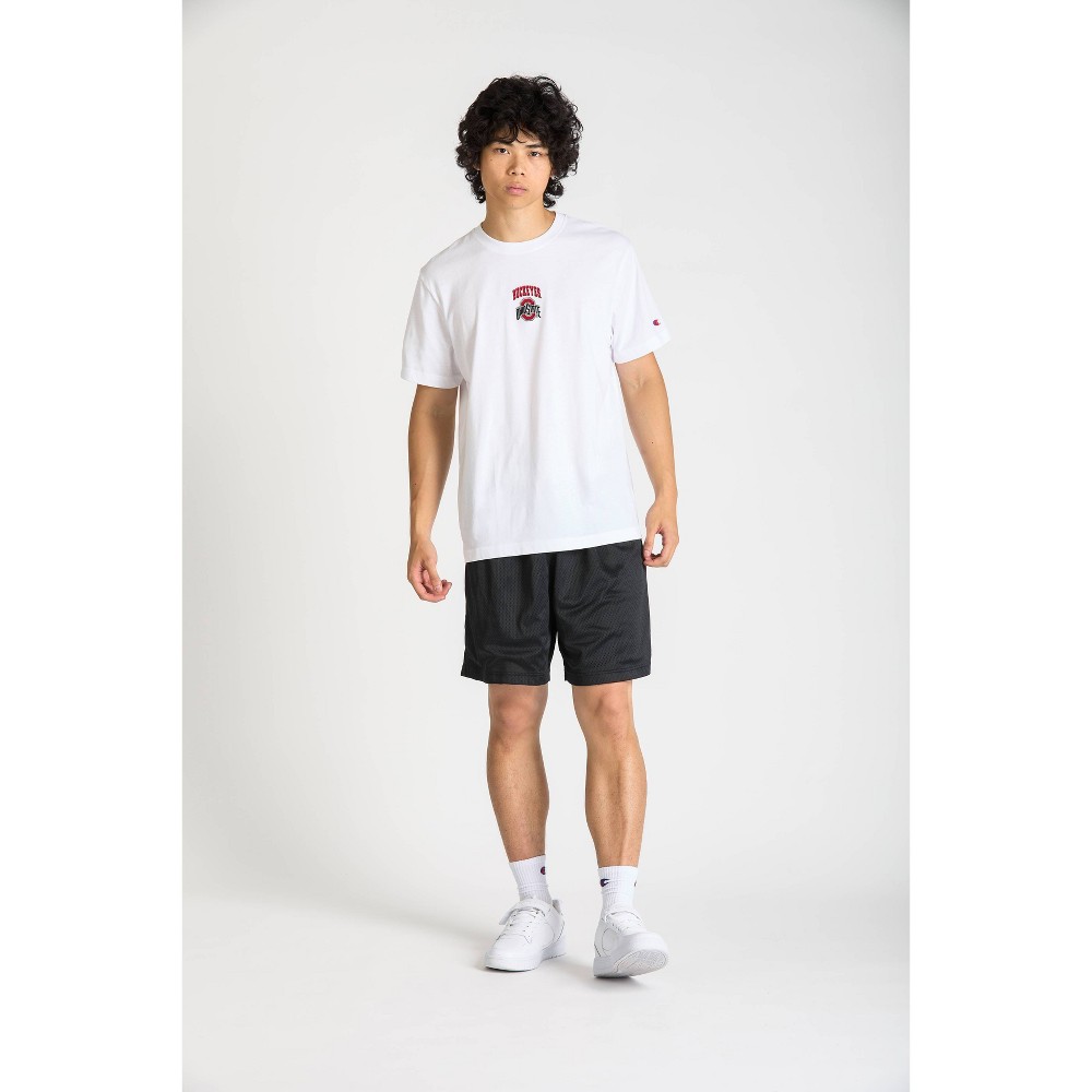 NCAA Ohio State Buckeyes Men's Champion White T-Shirt - L