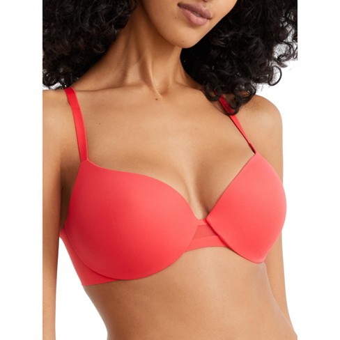 Maidenform Womens Dreamwire Underwire Bra, No-Poke Push-up Bra, Moderate  Coverage, Convertible T-Shirt Bra : : Clothing, Shoes & Accessories