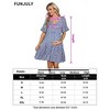 Women's Maternity Casual Dress  Flowy Floral Print, Ruffle leeves - 4 of 4