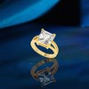 Slickblue Luxurious Elegant Crystal Solitaire Ring with 5 Ct. Cubic Zirconia - 3 of 3