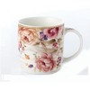 Lorren Home Trends Set of 4 Mugs Pink Floral - 2 of 4