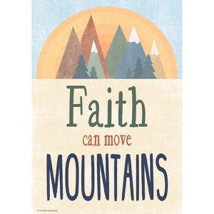 Teacher Created Resources Faith Can Move Mountains Positive Poster - 1 of 1