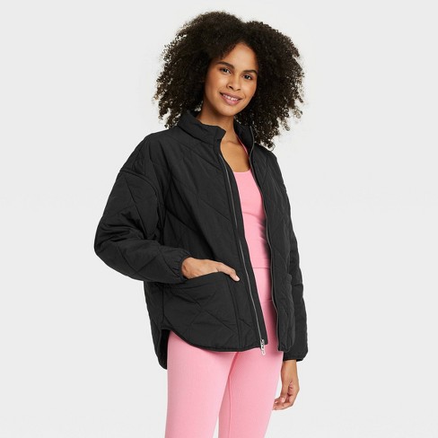 Women's Quilted Puffer Pants - JoyLab Pink S