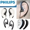 PHILIPS Flexible Earhook Headphones - Secure Fit, Neodymium Drivers, Lightweight, Ergonomic Design, Durable Build, and 3.5mm Jack for Active Use - image 2 of 4