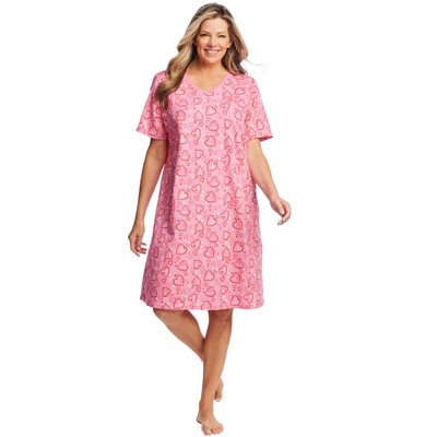 Dreams & Co. Plus Size Print Sleepshirt