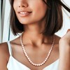 EVERLY JEWELRY | Sterling Silver 7-8mm Cultured Freshwater Pearl Necklace, 18 inc - 4 of 4