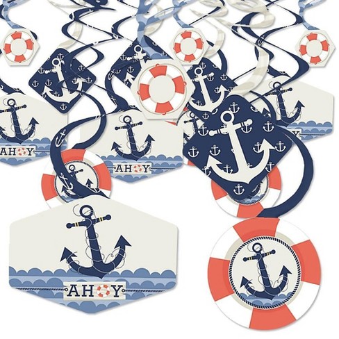 nautical birthday party decorations