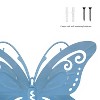 Hastings Home 3-Pc Modern Butterfly Metal Wall Art Set - 2 of 4