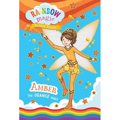 Rainbow Magic Rainbow Fairies Book #2: Amber the Orange Fairy - by  Daisy Meadows (Paperback)