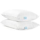 East Coast Bedding Set of Two Luxury Goose Down Filled Pillows  (King Size)