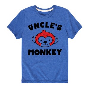 Boys' - Instant Message - Uncle's Monkey Short Sleeve Graphic T-Shirt - 1 of 4