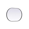Elegant Lighting Metal Frame Oval Mirror 27x40 - 4 of 4
