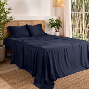 Rayon from Bamboo Solid Deep Pocket Sheet Set by Bare Home - 1 of 4