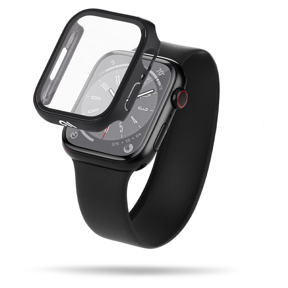 Case-Mate Apple Watch Series 7-8 Tough Bumper Case with Integrated Screen Protector