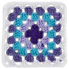 Red Heart All in One Granny Square Yarn 24 Pack-Soft White - Amethyst - 3 of 4