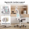 FURNIinspire Task and Office Chairs,  Office Chair, Home Office Desk Chair with Headrest, Grey, 23.43"*23.43"*56.69" - 4 of 4