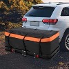 Hitch Mount Cargo Carrier Basket,60"x24"x6" 500 Lb Capacity Includes Net and Straps Fits 2-Inch Receiver Ideal for Cars and SUVs - 3 of 4