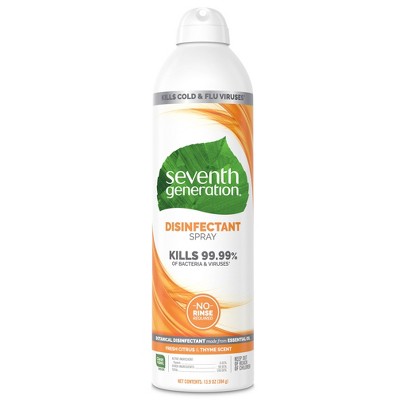 Seventh Generation Disinfecting Aerosol Spray - Citrus & Thyme - 13.9oz