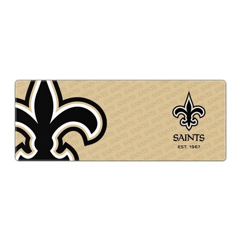 Nfl New Orleans Saints Logo Series 31.5' X 12' Desk Pad : Target