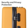 FURNIinspire Bag And Luggage Sets Hard Shell 3 Piece Suitcase Set, Travel Luggage Business Suitcases with Wheels, Yellow, 19.88"*10.63"*29.92" - 4 of 4
