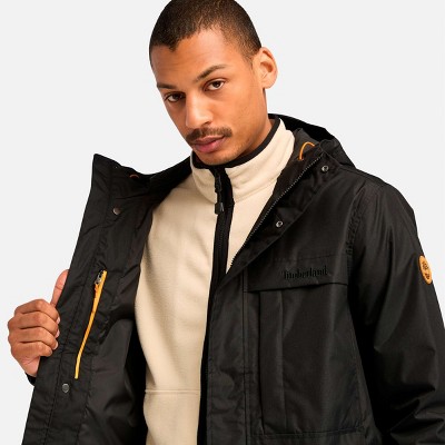 Timberland Men's Benton Waterproof Shell Jacket, Black, Large — фото 3