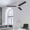 Westinghouse Jax 56 Inch Industrial Style Ceiling Fan with Wall Control for Workshops, Loft Bedrooms, and High Ceiling Rooms, Brushed Nickel/Black - 2 of 4
