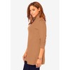 Jessica London Women's Plus Size Cotton Cashmere Turtleneck - 4 of 4