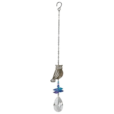 Woodstock Chimes Woodstock Rainbow Makers Collection, Crystal Fantasy, 4.5'' Owl Crystal Suncatcher CFOW - image 1 of 3
