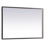 Elegant Lighting Pier 27x40 inch LED Mirror with Adjustable Color Temperature 3000K/4200K/6400K in Black - 4 of 4
