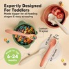 3-Pack Prep Baby Spoons, Silicone Baby Utensils for Self Feeding 6-24 Months, All Stages Baby Feeding Set, BLW Toddler Spoons - 2 of 4