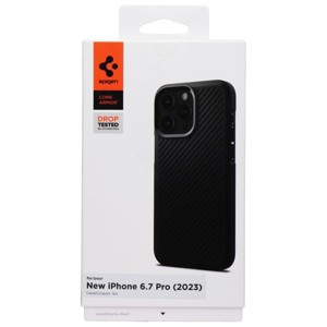 Spigen Core Armor Series Case for Apple iPhone 15 Pro Max - Black - 1 of 2